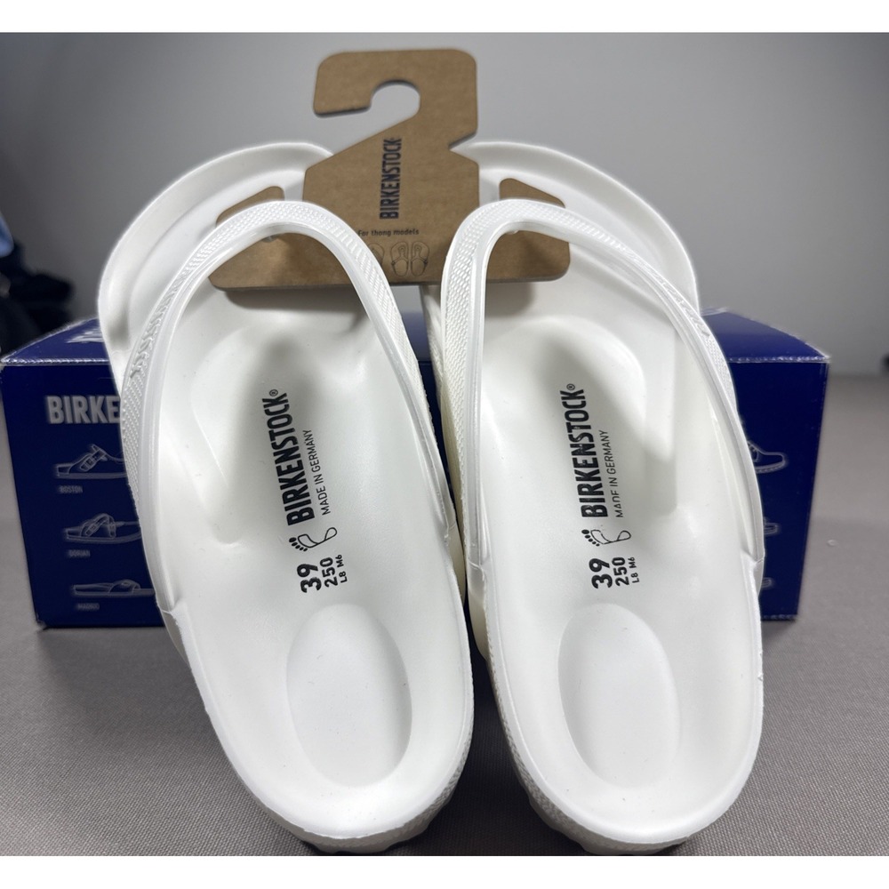 Birkenstock Honolulu Eva Sandals Womens 8 EU 39 White Flip Flop Thong Slip On